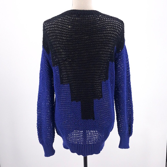 Alexander Wang Color-block Chunky Knit Sweater - Picture 4 of 6